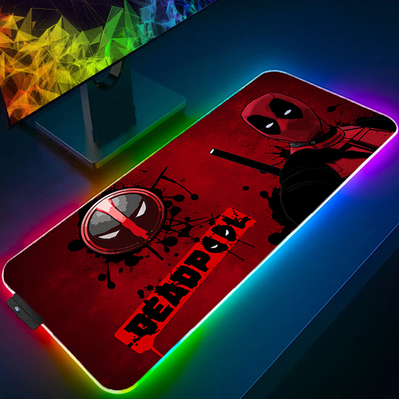 Gaming Office Accessories - LED tapis de souris jeu rétro-éclairage