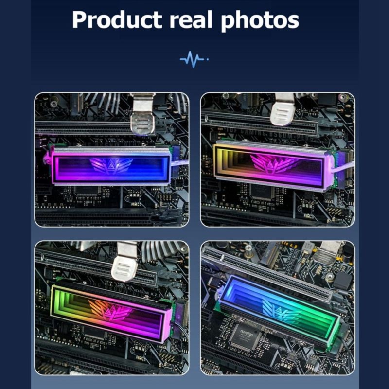 M2 Heatsink Cooler - DT21 5V ARGB Sync M.2 SSD