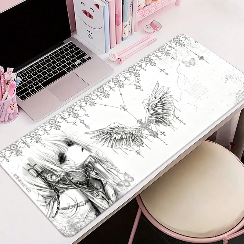 Gaming Accessories Anime - Tapis de souris en cuir noir