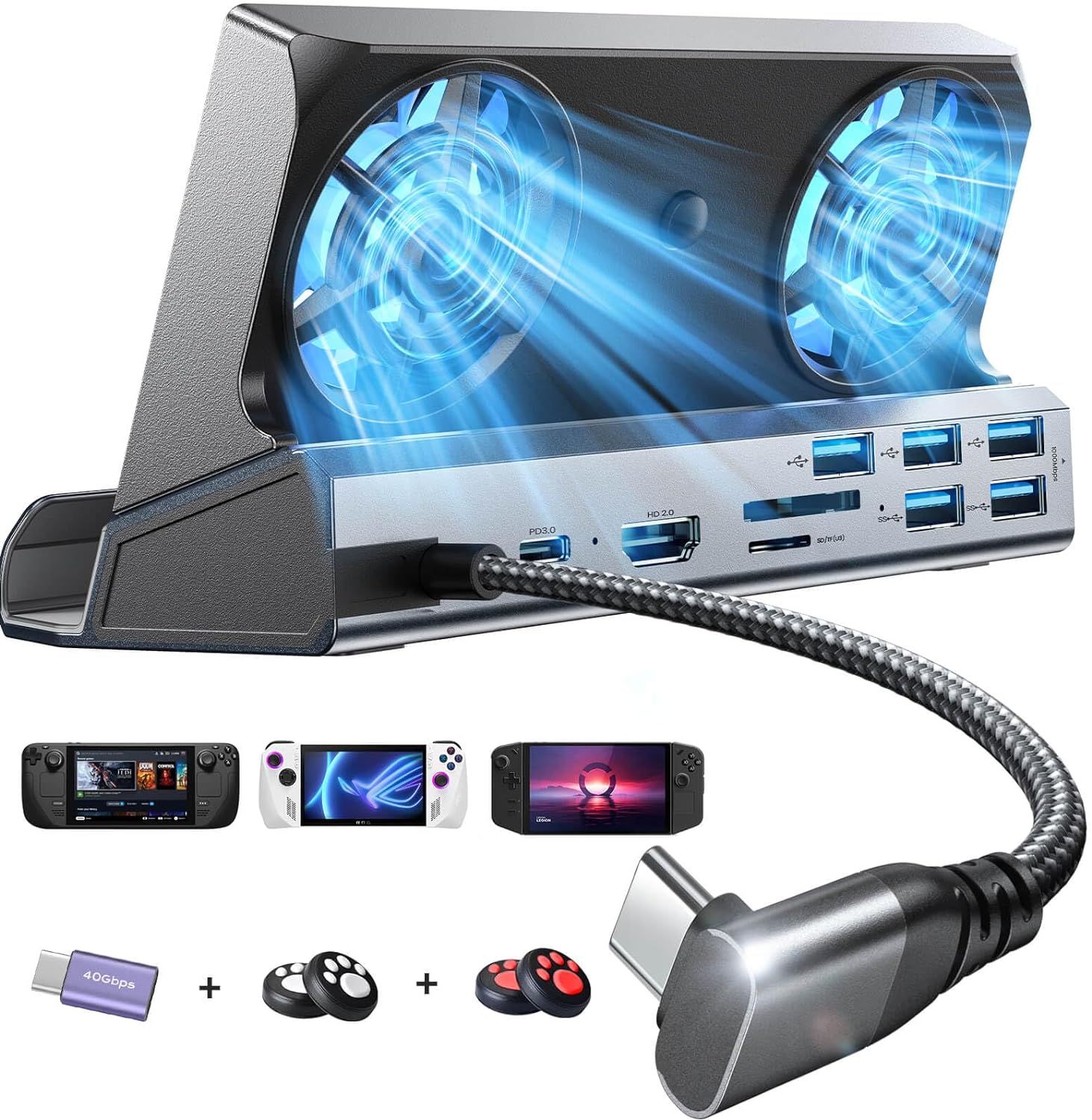 Gaming Handheld Accessories - Station d'accueil pour Steam Deck OLED