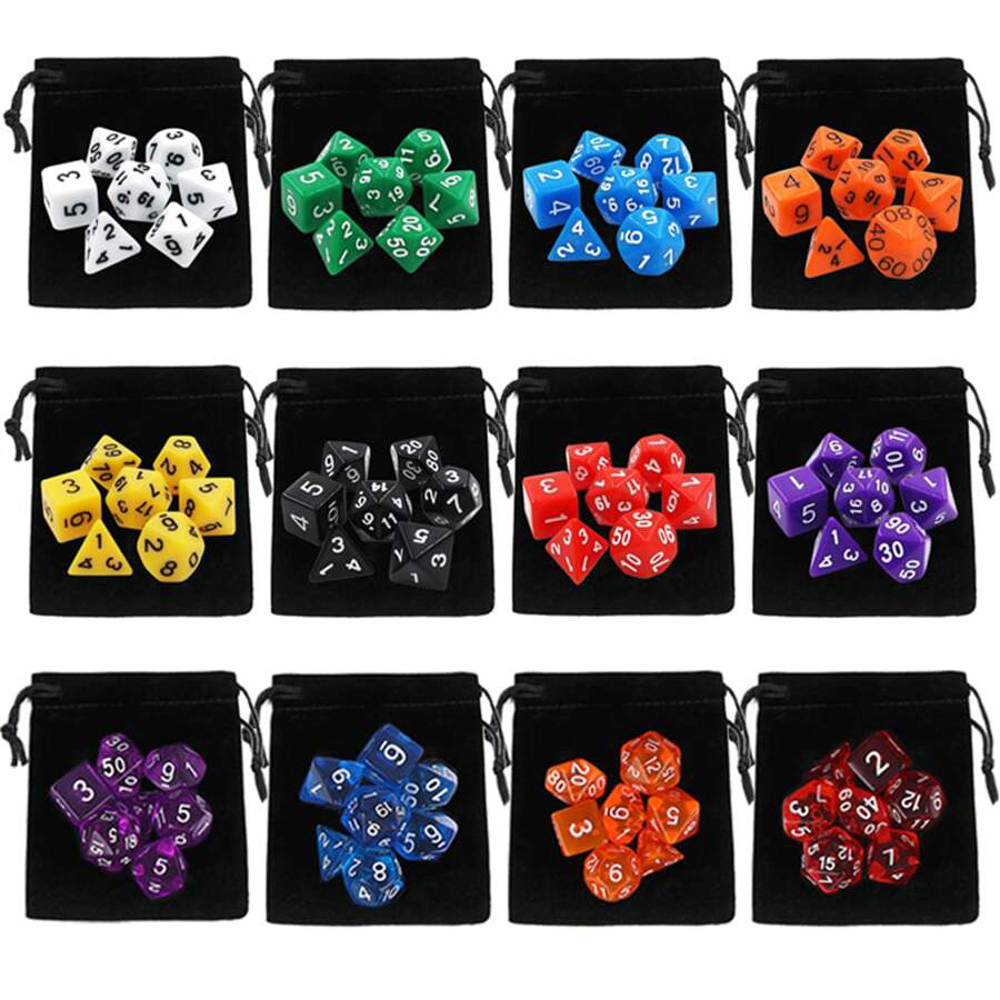 7 dés polyédriques et sac de r - Gaming Handheld Accessories avis et prix