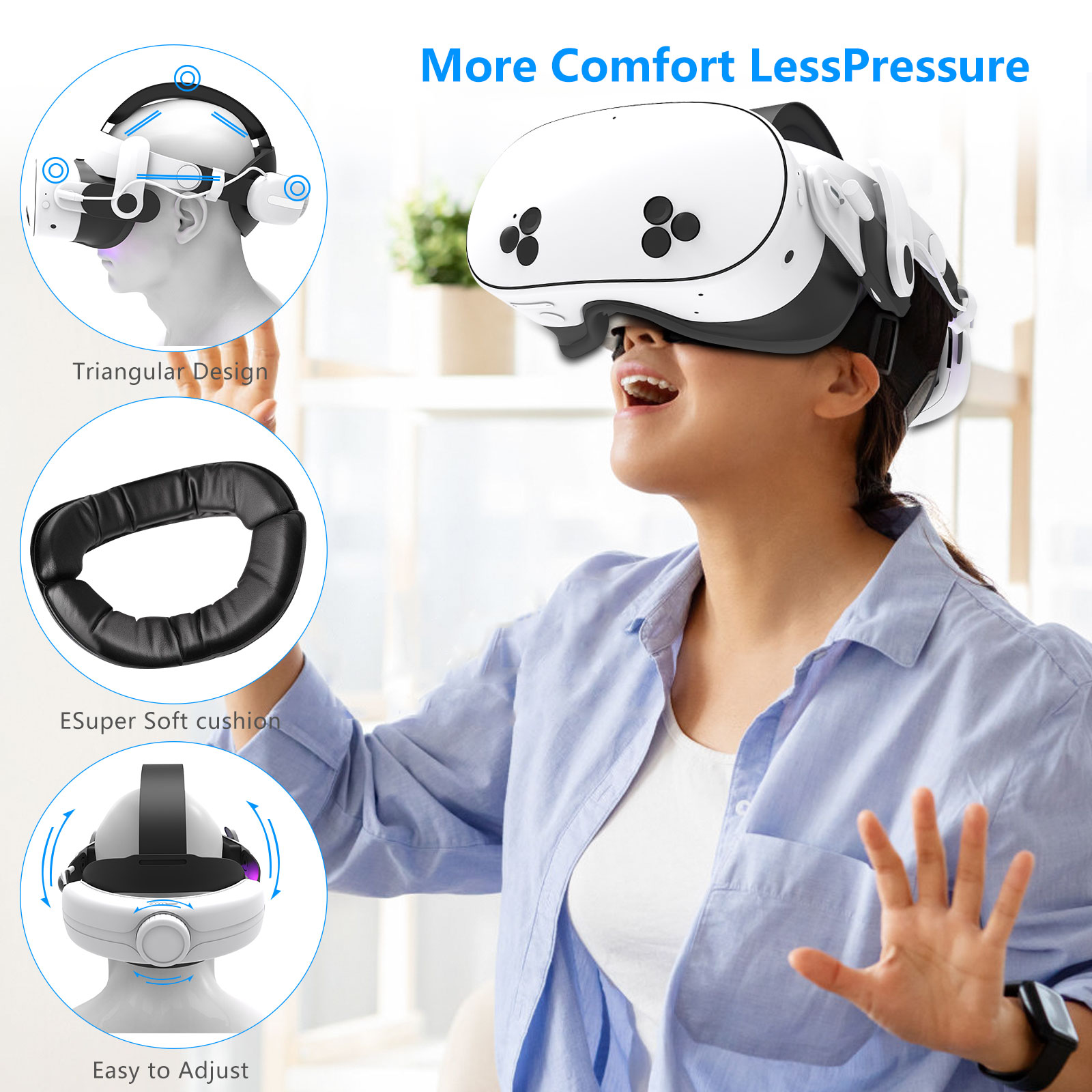 Sangle de tête réglable avec c - Gaming Accessories Headset avis et prix