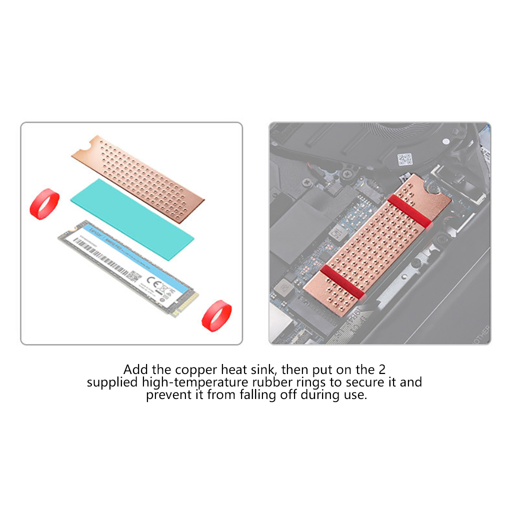Refroidisseur SSD M2 en cuivre - M2 Heatsink Cooler avis et prix