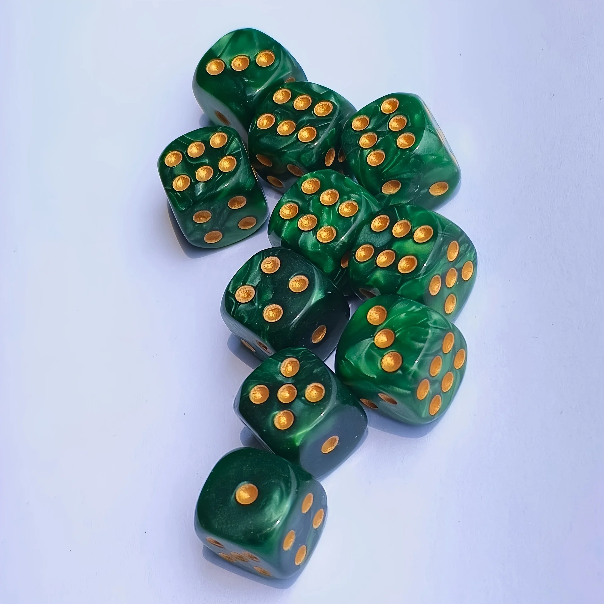 10 dés D6 en acrylique à motif - Gaming Handheld Accessories avis et prix