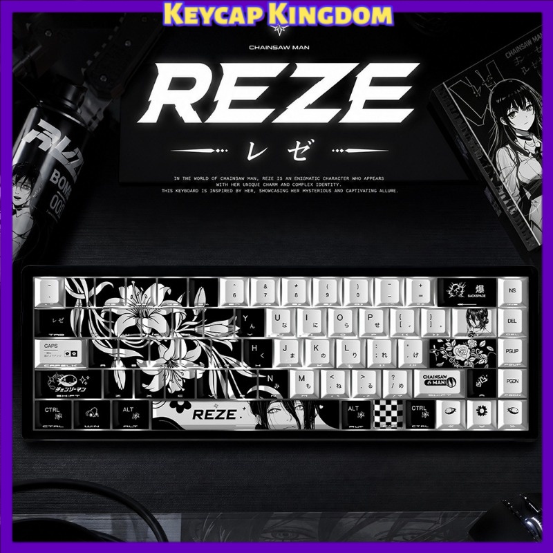 NOUVEAU Reze 5.0 Keycaps Anime - Gaming Accessories To Gift avis et prix